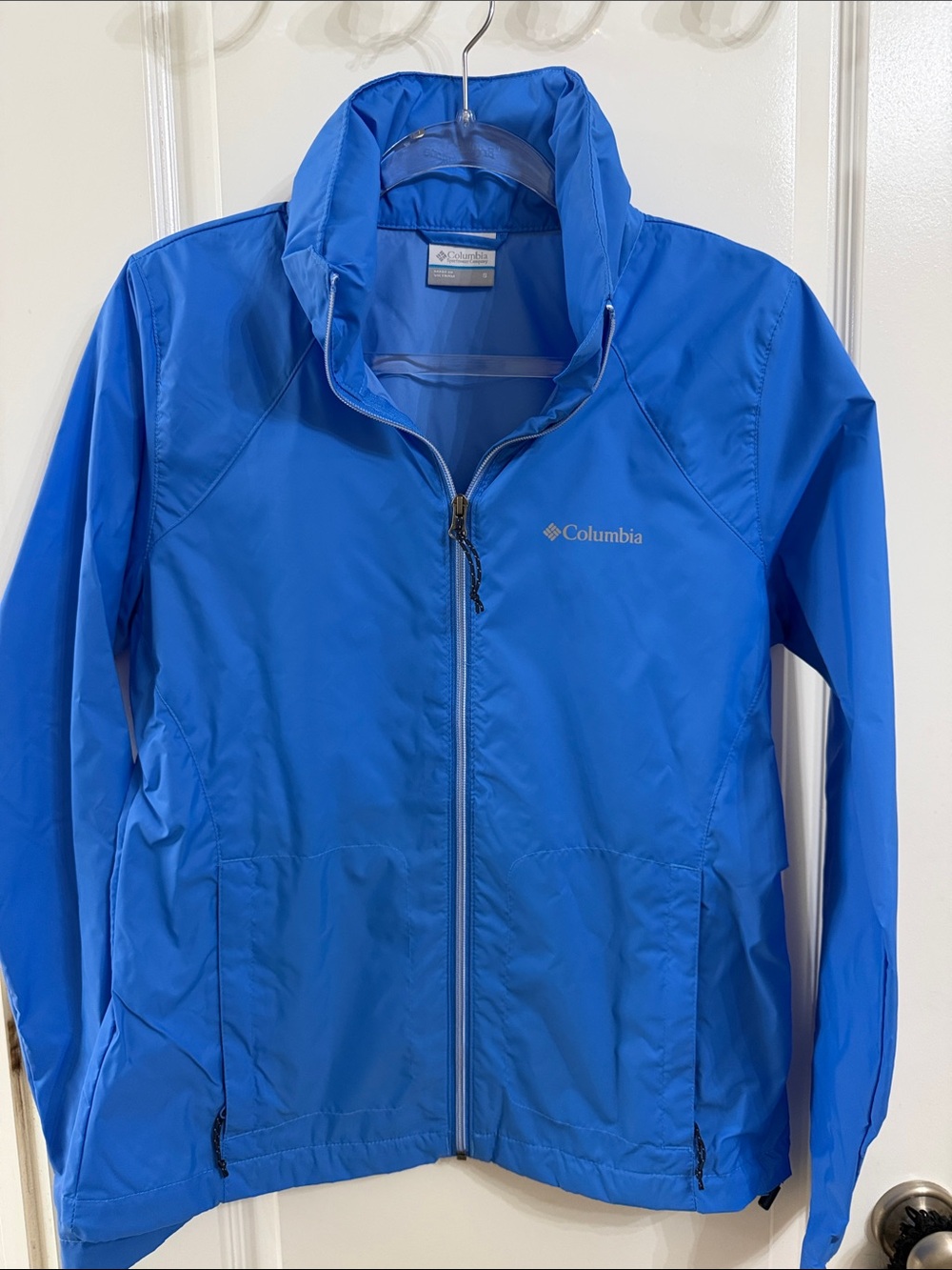 Columbia Royal Blue Packable Windbreaker Jacket
